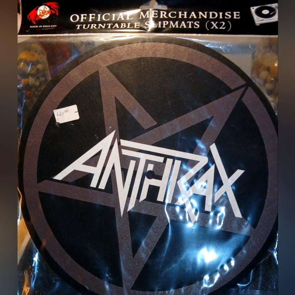 Anthrax Vinyl slip mat